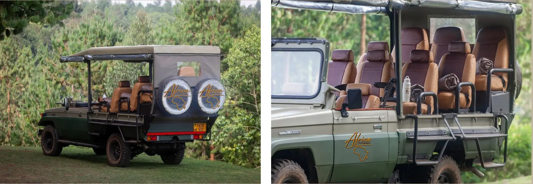 The open safari vehicle that Africa Photography is using for photographic safari in tanzania and in Tarangire